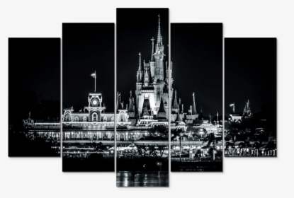 Black And White Disney Wall Murals, HD Png Download, Transparent PNG