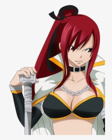 Erza Scarlet Fairy Tail Sexy, HD Png Download, Transparent PNG