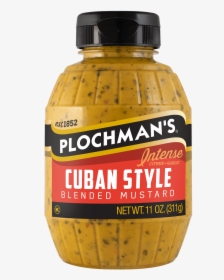 Plochman S Cuban Mustard In 11oz Barrel Bottle - Bottle, HD Png Download, Transparent PNG