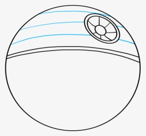 How To Draw Death Star From Star Wars - Draw Star Wars Death Star, HD Png Download, Transparent PNG