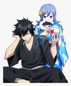 Gruvia, Anime, And Fairy Tail Image - Gray Chibi Gray Fairy Tail, HD Png Download, Transparent PNG
