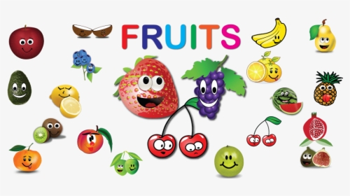 Fruits Transparent Preschool - Fruits For Kids, HD Png Download, Transparent PNG