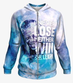 Nelson Mandela All-over Hoodie   Class - Purple Black Girl Drawing, HD Png Download, Transparent PNG