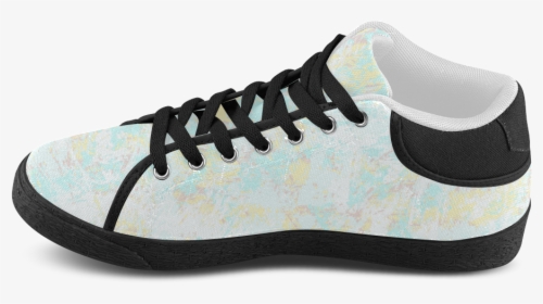 Bright Blue Yellow Grunge Design Women S Chukka Canvas - Shoe, HD Png Download, Transparent PNG