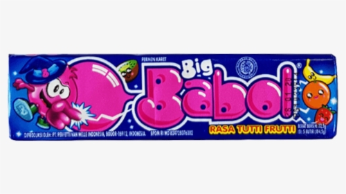 Big Babol Bubblegum Tutti Frutti - Bubble Gum Big Babol, HD Png Download, Transparent PNG