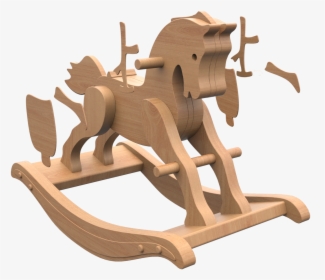 Antique 1890 Rocking Horse Wood Toy Plans - 1890 Rocking Horse Plans, HD Png Download, Transparent PNG