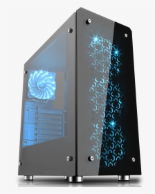 Hst Sirius Ryzen 3 1300x Quad Core 1050ti Gaming Pc - Tempered Glass Game Pc Case, HD Png Download, Transparent PNG