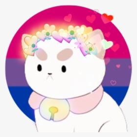 Bisexual Puppycat Free To Use Icon - Cartoon, HD Png Download, Transparent PNG