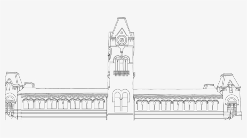 Chennai Central Line Drawing, HD Png Download, Transparent PNG