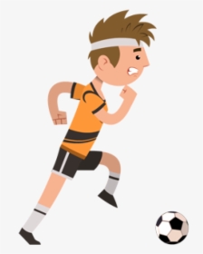 Animated Sports Clipart - Transparent Animated Soccer Player, HD Png Download, Transparent PNG