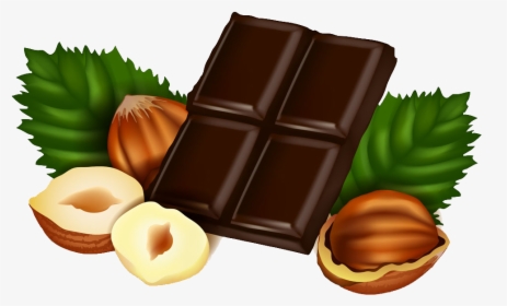 Chocolate Nuts Clip Art , Png Download - Hazelnut Chocolate Png, Transparent Png, Transparent PNG