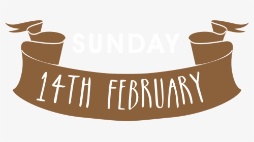 February Vector Banner 14 Chocolate Png Image High - 14 De Febrero Png Vector, Transparent Png, Transparent PNG
