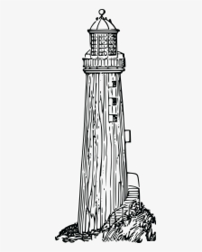 Free Clipart Of A Lighthouse - Lighthouse Drawing Png, Transparent Png, Transparent PNG