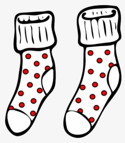 Winter Socks Clipart - Sock Clipart, HD Png Download, Transparent PNG