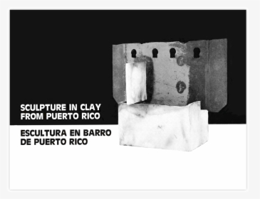 Escultura En Barro De Puerto Rico - Monochrome, HD Png Download, Transparent PNG