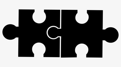Two Puzzle Pieces - Icon, HD Png Download, Transparent PNG