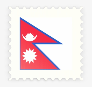 Flag Of Nepal National Flag - Map Of Nepal Flag, HD Png Download, Transparent PNG