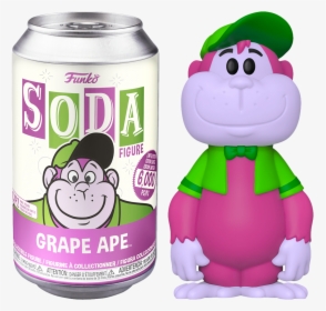 Grape Ape Vinyl Soda Figure In Collector Can By Funko - Funko Soda Vinyl, HD Png Download, Transparent PNG