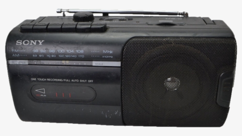 Sony Cfm-10 Portable Cassette Am/fm Radio Speaker System - Boombox, HD Png Download, Transparent PNG
