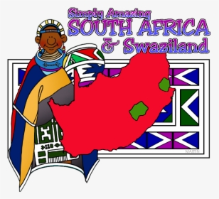 Africa Clip Art By Phillip Martin, South Africa And - South Africa And Swaziland, HD Png Download, Transparent PNG