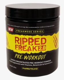 Pharmafreak Ripped Freak Pre-workout 270g - Ripped Freak, HD Png Download, Transparent PNG
