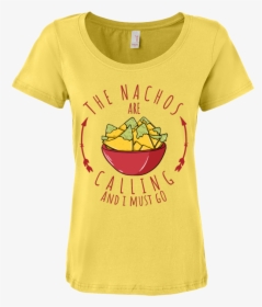 Nachos Are Calling T-shirt Template - Yellow And White Nike Shirt, HD Png Download, Transparent PNG