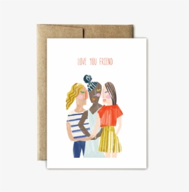 Love You Friend Card - Picture Frame, HD Png Download, Transparent PNG