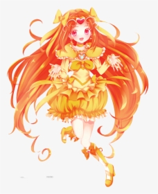 Manga Fille Cheveux Orange, HD Png Download, Transparent PNG