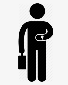 Person Looking At Watch Icon, HD Png Download, Transparent PNG