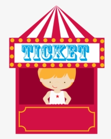 Ticket Circo Png - Circus Ticket Booth Clipart, Transparent Png, Transparent PNG