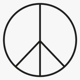 Transparent Smock Clipart - Peace Sign Vector Thin, HD Png Download, Transparent PNG