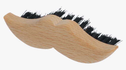 Beech Wood Beard And Mustache Brush Of Wild Boar Hair - Moustache, HD Png Download, Transparent PNG