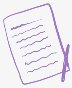 Notebook Icon Pencil Purple, HD Png Download, Transparent PNG