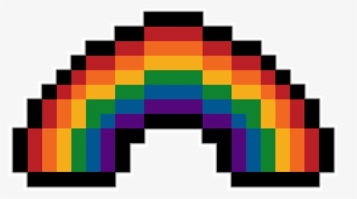 Lgbtq Pride Pixel Rainbow In The Shape Of A Traditional - Piskel Donut, HD Png Download, Transparent PNG