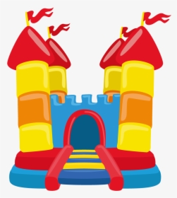 Transparent Princess Castle Clip Art - Bouncy Castle Cartoon Png, Png Download, Transparent PNG