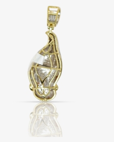 10k Yellow Gold Jimmy Pendant - Locket, HD Png Download, Transparent PNG