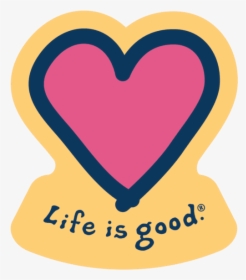 Heart Sticker - Life Is Good, HD Png Download, Transparent PNG