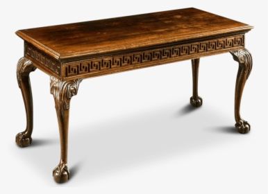 George Ii Mahogany Side Table With Finely Carved Greek - Coffee Table, HD Png Download, Transparent PNG