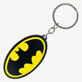 Classic Oval Batman Logo Keychain - Batman Symbol, HD Png Download, Transparent PNG