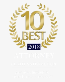 American Institute Of Family Law Attorneys 2018 Best - 10 Best Attorneys Logo, HD Png Download, Transparent PNG