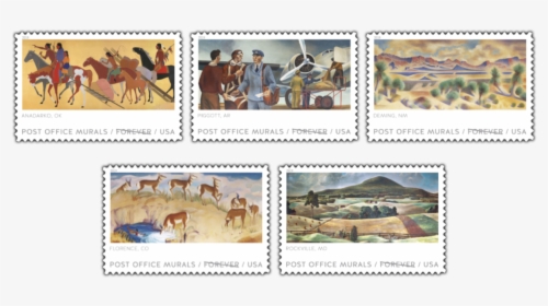 Post Office Murals - Postage Stamp, HD Png Download, Transparent PNG