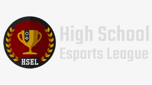 Hsel Logo Horz Text Grey 800px - High School Esports League, HD Png Download, Transparent PNG