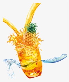 Pin By Pngsector On Pineapple Clip Art & Pineapple - Pineapple Juice Png, Transparent Png, Transparent PNG