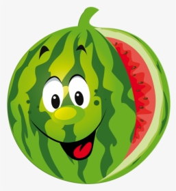 Vegetables Clipart Face - Watermelon Clipart, HD Png Download, Transparent PNG