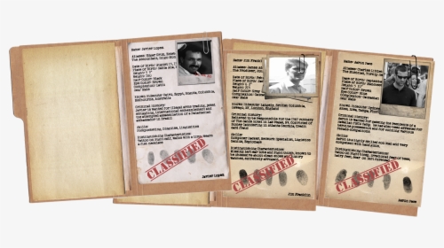 Mission Impossible Dossier Template , Png Download - Spy Dossier, Transparent Png, Transparent PNG
