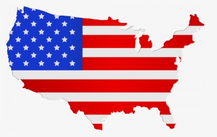 United States Clipart Large - Usa Map Flag Png, Transparent Png, Transparent PNG
