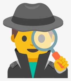 Detective Emoji Android, HD Png Download, Transparent PNG