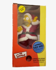 2004 The Simpsons Talking And Dancing Santa Homer Simpson - Plush, HD Png Download, Transparent PNG