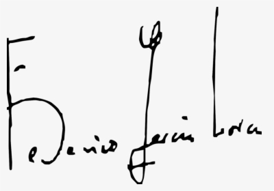Federico Garcia Lorca Signature, HD Png Download, Transparent PNG