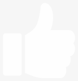 Thumb Up - Facebook Like Icon White, HD Png Download, Transparent PNG